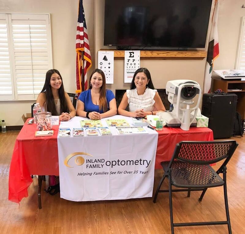 Inland Family Optometry community outreach volunteers
