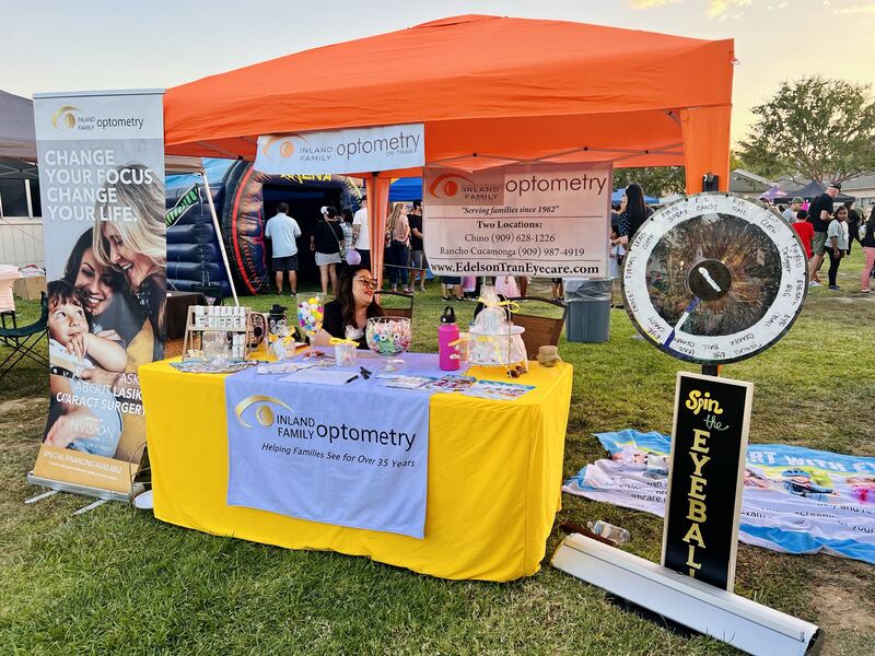 Inland Family Optometry team members giving back
