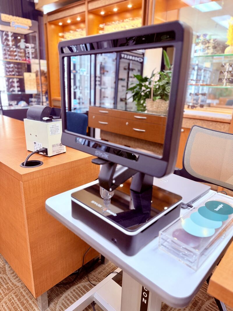 Optical showroom at Inland Family Optometry